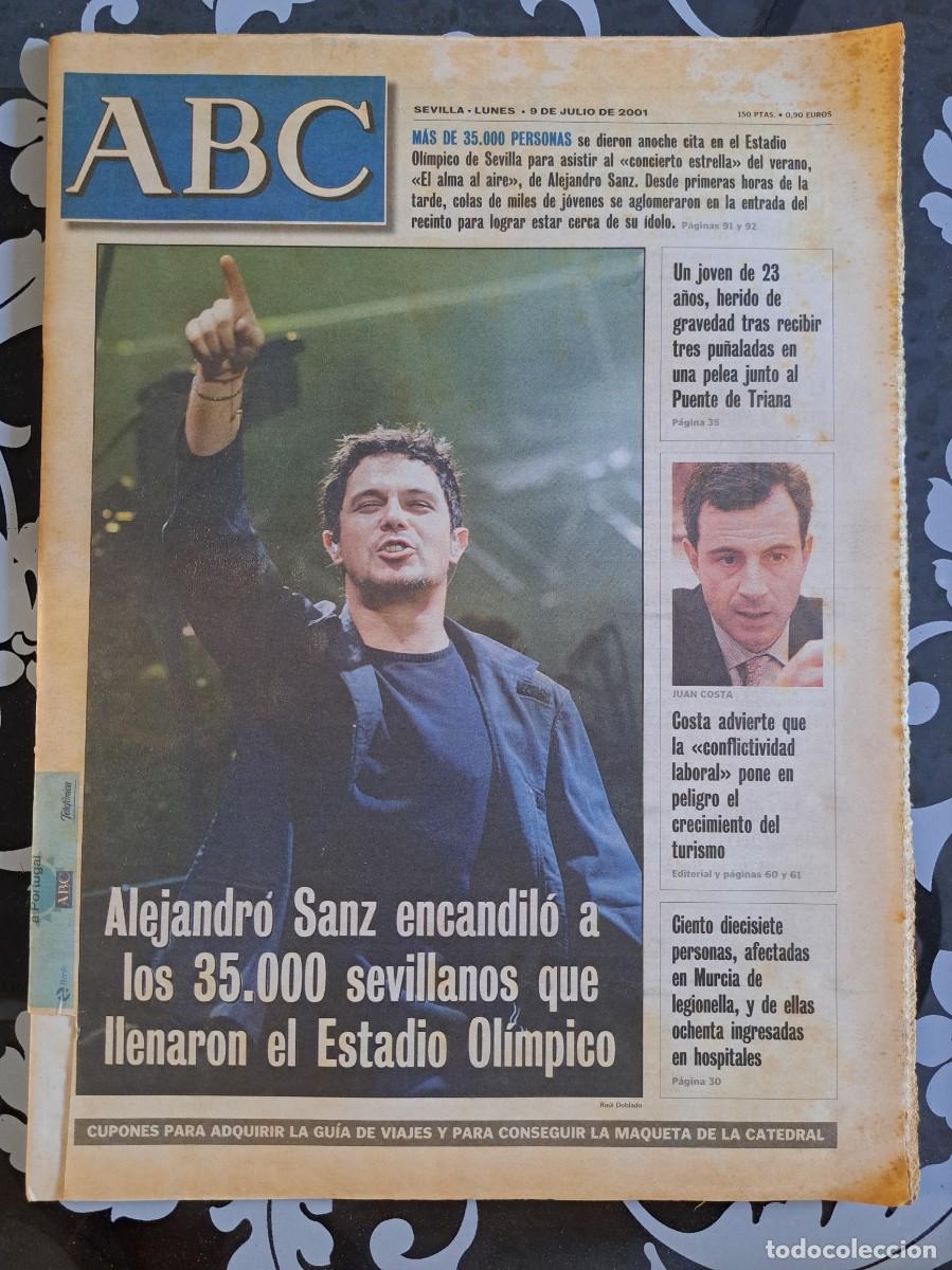 Coleccionismo de Revistas y Peri&oacute;dicos: ABC Sevilla 9 julio 2001