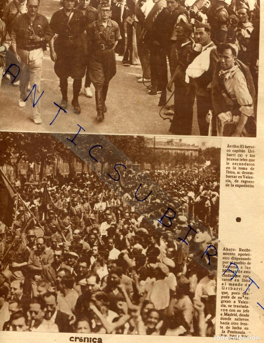 Collezionismo di Riviste e Giornali: REVISTA A&Ntilde;O 1936 LA TOMA REPUBLICANA DE IBIZA POR URIBARRI AVIACION PILOTO HERGUIDO EL DIABLO ROJO
