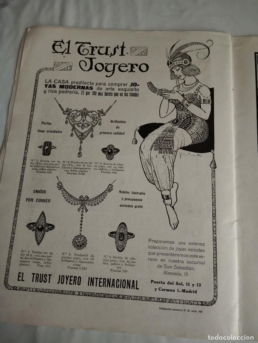 Coleccionismo de Revistas y Peri&oacute;dicos: NUEVO MUNDO 25 JULIO 1919 HOJA DE PUBLICIDAD JOYERO