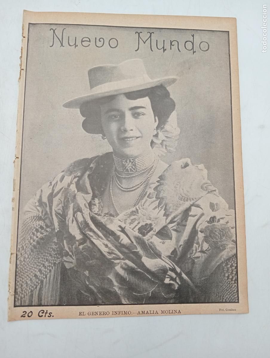 Collection Magazines and Newspapers: REVISTA ILUSTRADA. NUEVO MUNDO. A&Ntilde;O XIII. N&ordm; 635. 8-MARZO-1906. FESTIVAL INFANTIL EN EL PARQU.. LEER