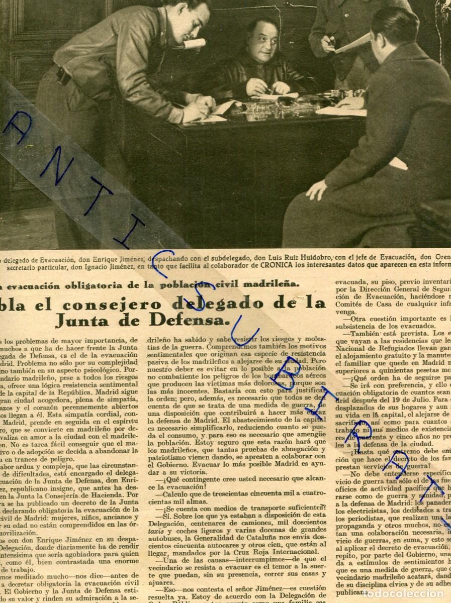 Collezionismo di Riviste e Giornali: REVISTA A&Ntilde;O 1937 JUNTA DE DEFENSA EVACUACION DE MADRID CAFE AQUARIUM DE MADRID LA TARJETA INFANTIL