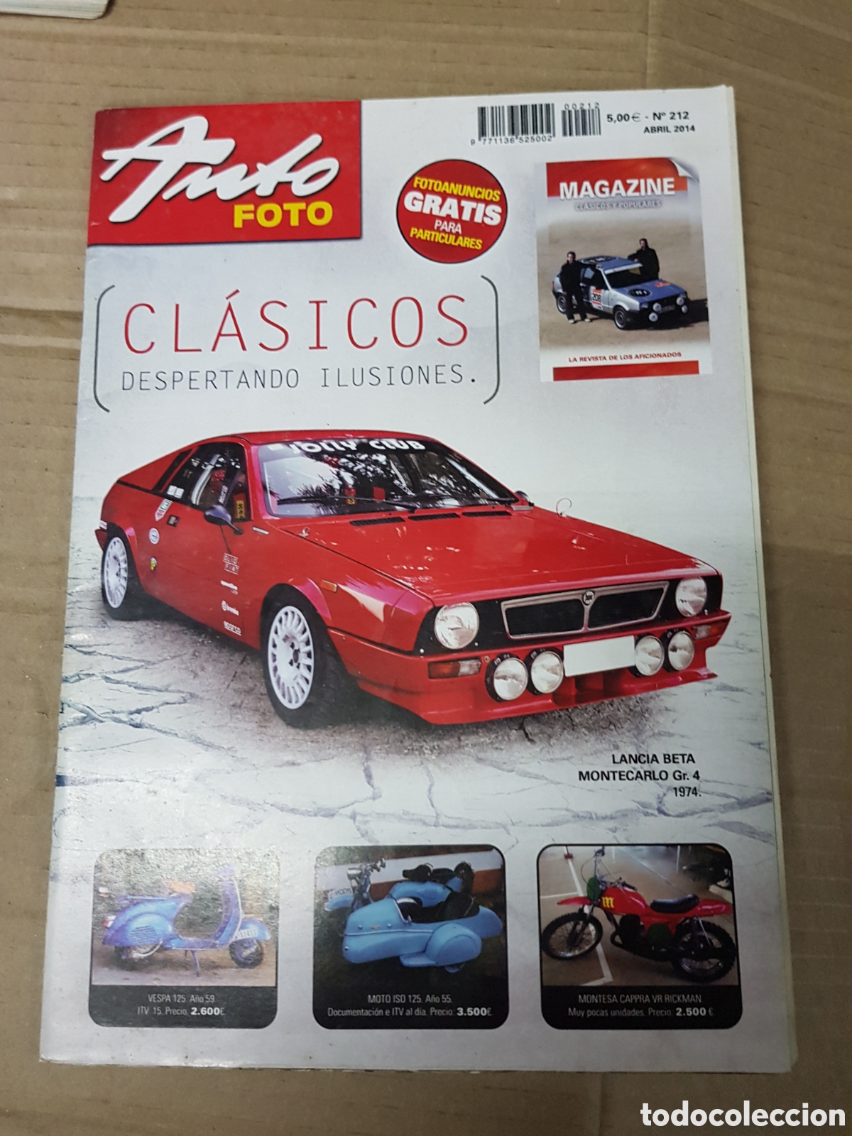 Coleccionismo de Revistas y Peri&oacute;dicos: Revista auto foto Lancia Beta