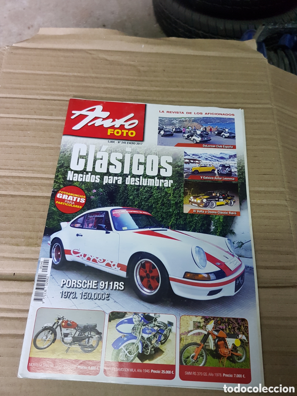 Coleccionismo de Revistas y Peri&oacute;dicos: Revista auto foto Porsche 911 RS