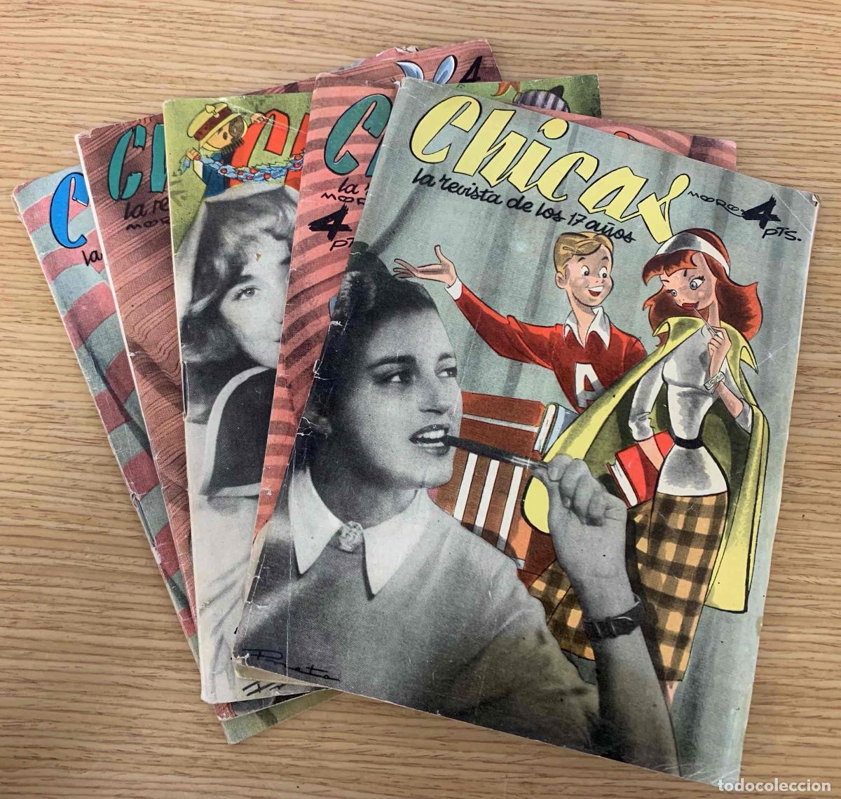 Collezionismo di Riviste e Giornali: CHICAS LA REVISTA DE LOS 17 A&Ntilde;OS, DEL N&ordm; 80 AL 83 Y 88, 2&ordf; EPOCA A&Ntilde;O 1952