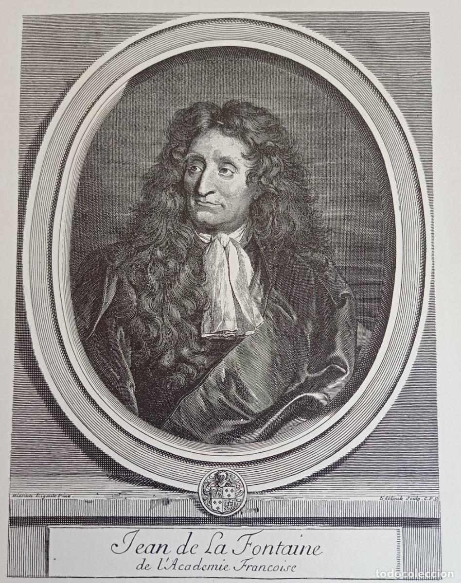 Coleccionismo de Revistas y Peri&oacute;dicos: JEAN DE LAFONTAINE - GRABADO POR G.EDELINK.