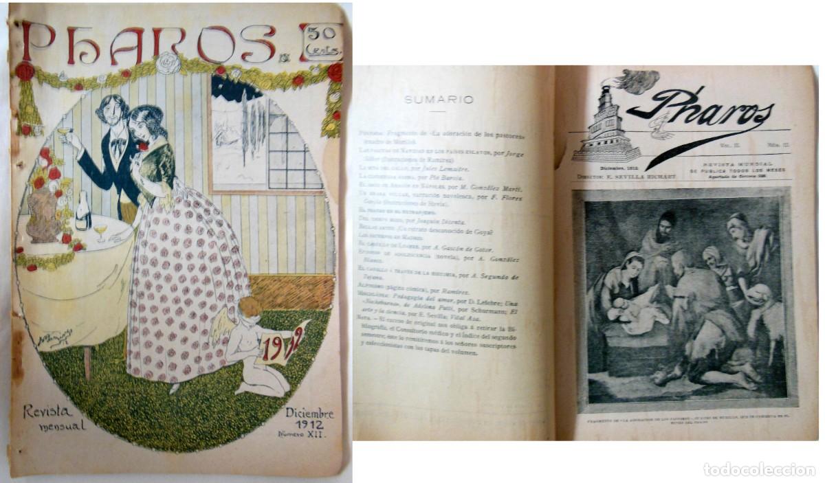 Colecionismo de Revistas e Jornais: PHAROS. Revista Mensual. Diciembre 1912, N&uacute;m XII