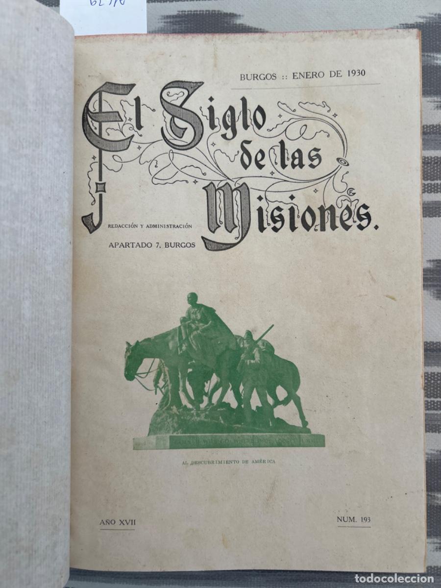Sammeln von Zeitschriften und Zeitungen: EL SIGLO DE LAS MISIONES, ENERO A DICIEMBRE 1930
