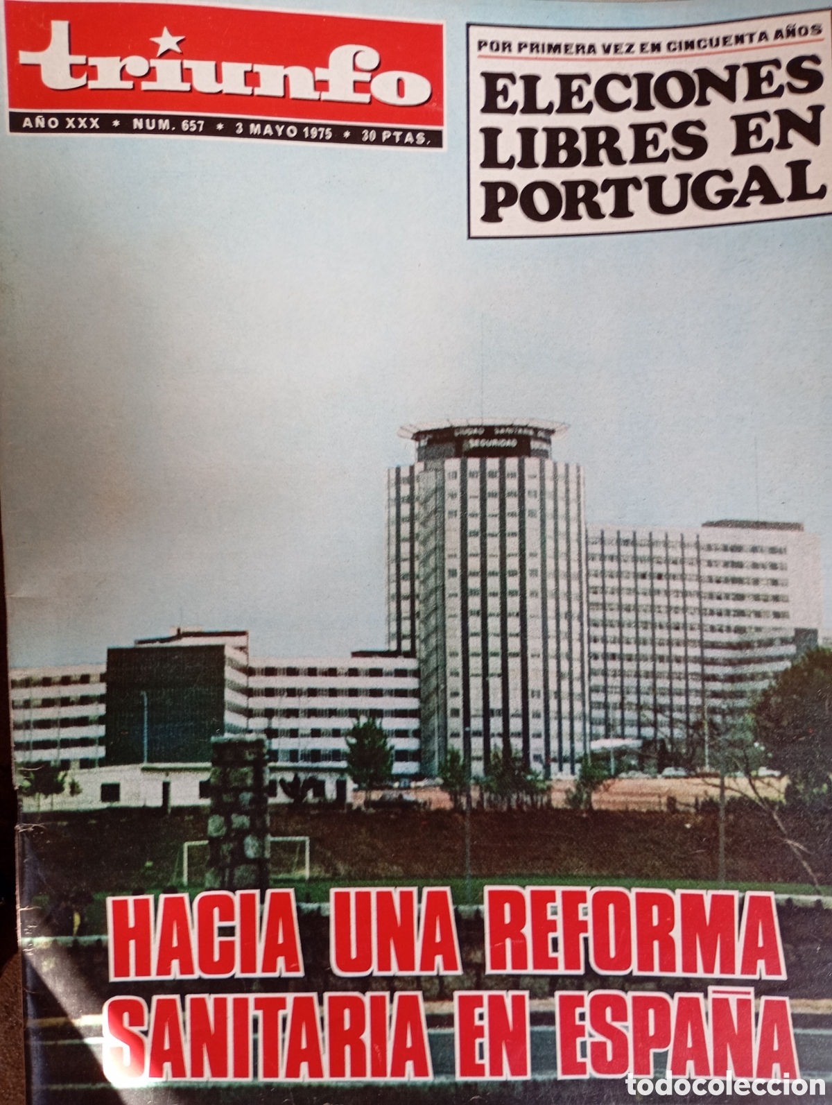 Collectionnisme de Revues et Journaux: Lote vieja revista Triunfo lote de 10 viejas revistas