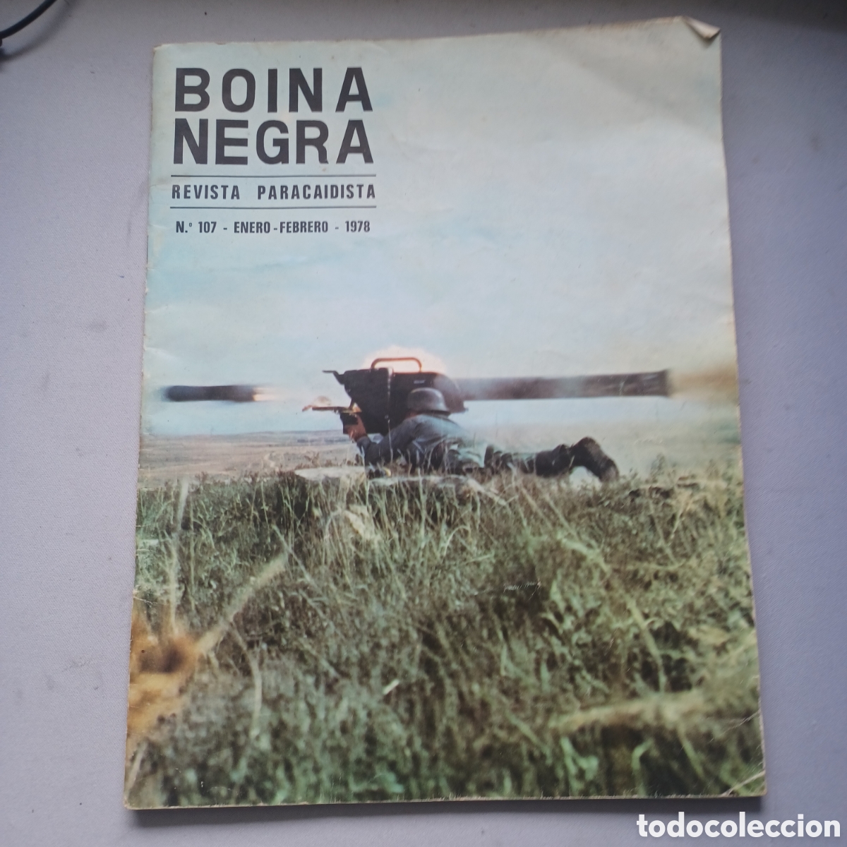 Coleccionismo de Revistas y Peri&oacute;dicos: BOINA NEGRA REVISTA PARACAIDISTA 1978