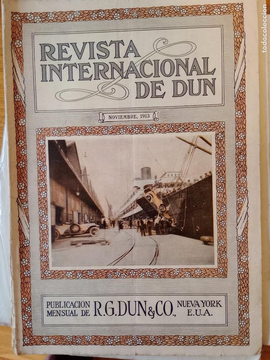 Coleccionismo de Revistas y Peri&oacute;dicos: REVISTA INTERNACIONAL DE DUN. MAQUINARIA INDUSTRIAL, NOV. 1913 MUY ILUSTRADA