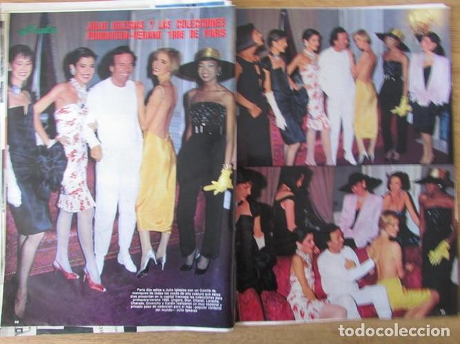 Coleccionismo de Revistas y Peri&oacute;dicos: RECORTE REVISTA DEL MUNDO 20 1985 JULIO IGLESIAS