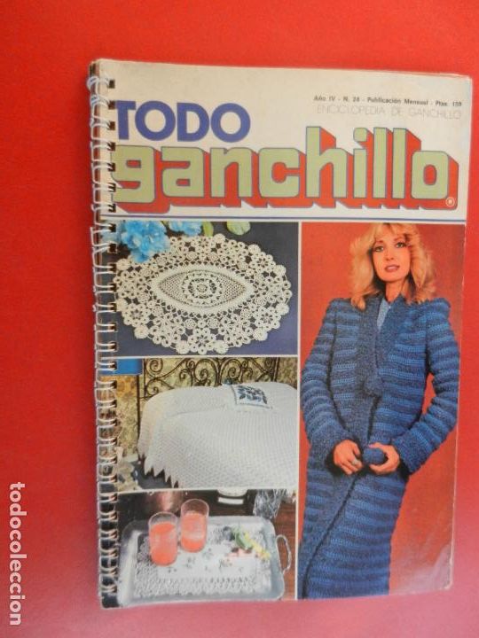 Coleccionismo de Revistas y Peri&oacute;dicos: TODO GANCHILLO - N&ordm; 24 - ENCICLOPEDIA DE GANCHILLO - RIPALTA - MILANO - A&Ntilde;OS 60
