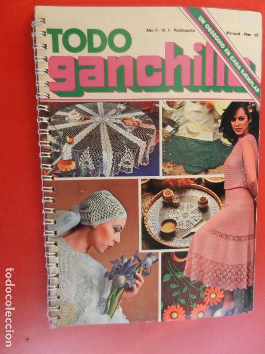 Coleccionismo de Revistas y Peri&oacute;dicos: TODO GANCHILLO - N&ordm; 24 - ENCICLOPEDIA DE GANCHILLO - RIPALTA - MILANO - A&Ntilde;OS 60