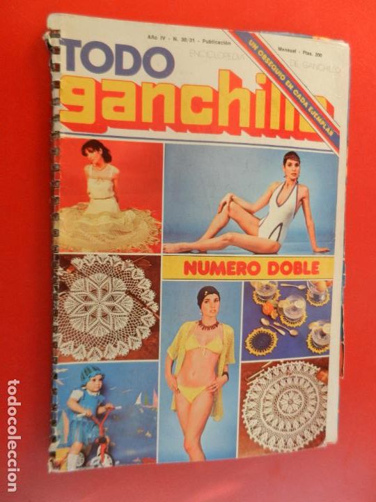 Coleccionismo de Revistas y Peri&oacute;dicos: TODO GANCHILLO - N&ordm; 30/31 - ENCICLOPEDIA DE GANCHILLO - RIPALTA - MILANO - A&Ntilde;OS 60