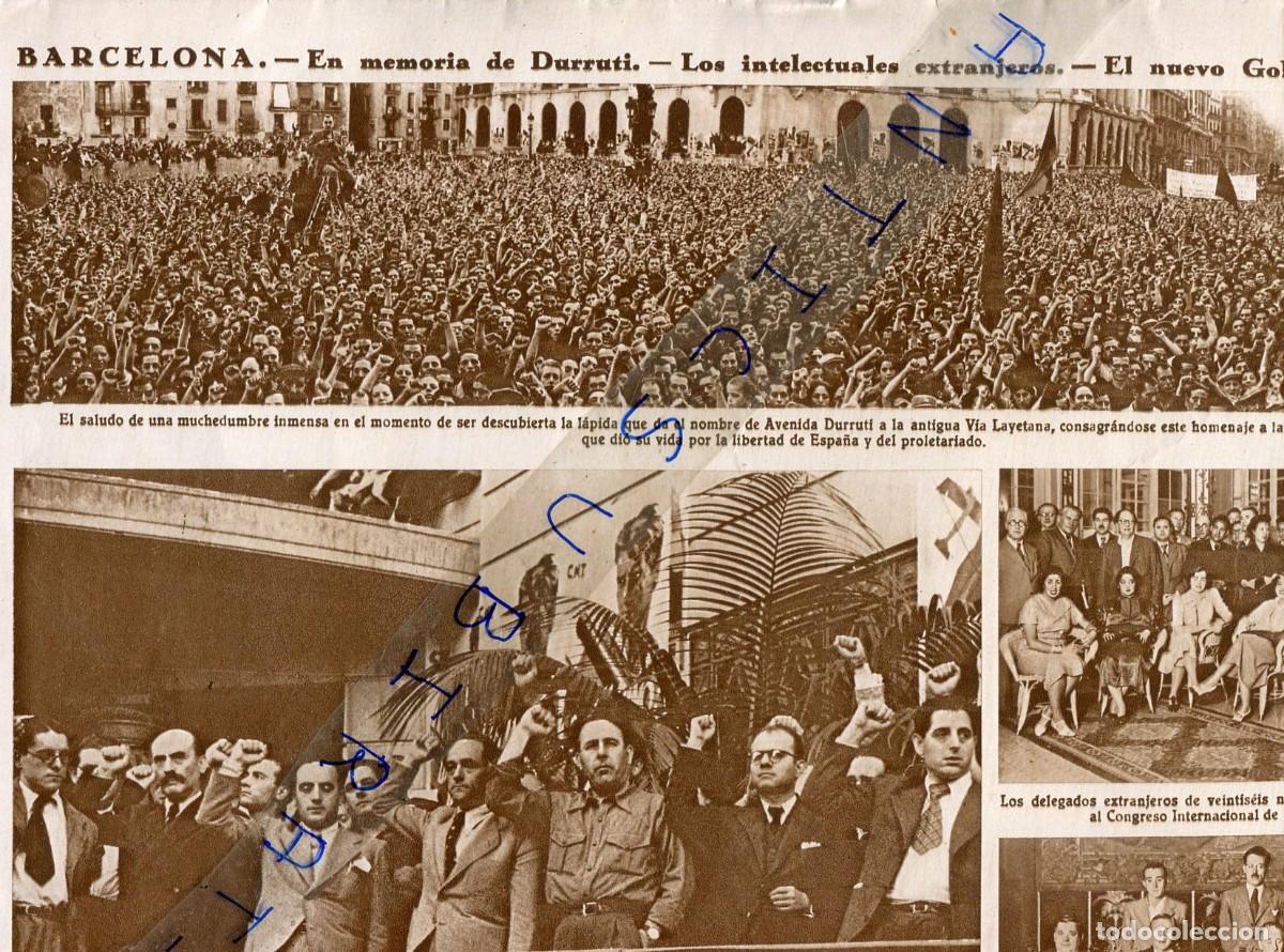 Collezionismo di Riviste e Giornali: REVISTA A&Ntilde;O 1937 GUERRA CIVIL DURRUTI CERRO DE ALMODOVAR FRENTE DE VILLAVERDE CERRO DEL AGUILA