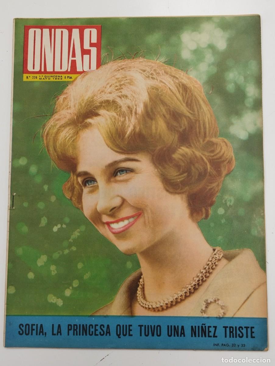 Sammeln von Zeitschriften und Zeitungen: ONDAS (REVISTA RADIO BARCELONA). N&ordm; 226. PRINCESA SOFIA.