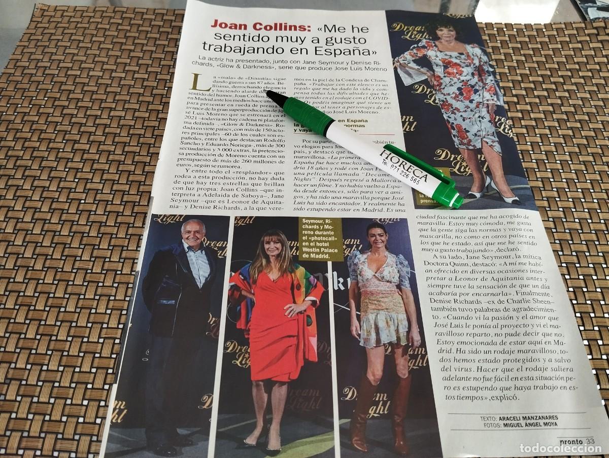 Coleccionismo de revistas y peri&oacute;dicos: JOAN COLLINS RECORTE REVISTA 2020