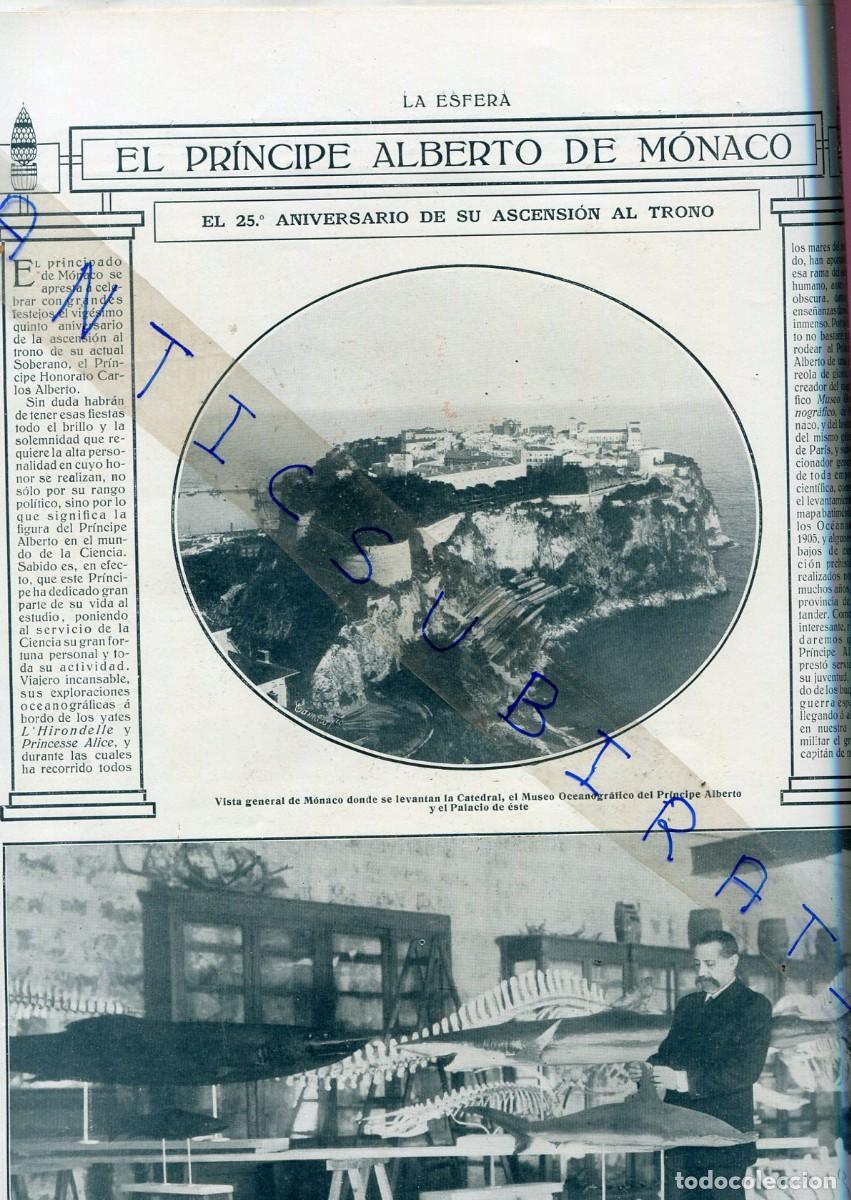 Coleccionismo de Revistas y Peri&oacute;dicos: REVISTA 1914 ORDEN SAN HERMENEGILDO ONDARROA JUEGOS OLIMPICOS NESTOR MARTIN JUAN PADILLA MONACO