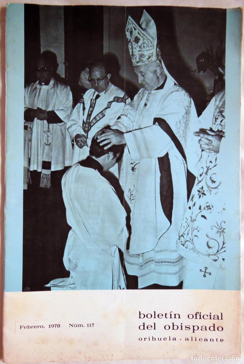 Coleccionismo de Revistas y Peri&oacute;dicos: BOLET&Iacute;N OFICIAL DEL OBISPADO. Orihuela, Alicante. Febrero, 1978. N&uacute;m 117