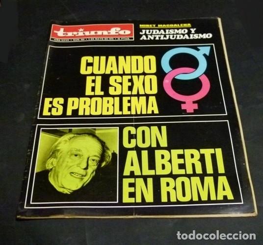 Coleccionismo de revistas y peri&oacute;dicos: �Q193 - [REVISTA TRIUNFO]. N&ordm; 553. A&Ntilde;O 1973. CON ALBERTI EN ROMA. JUDAISMO Y ANTIJUDAISMO