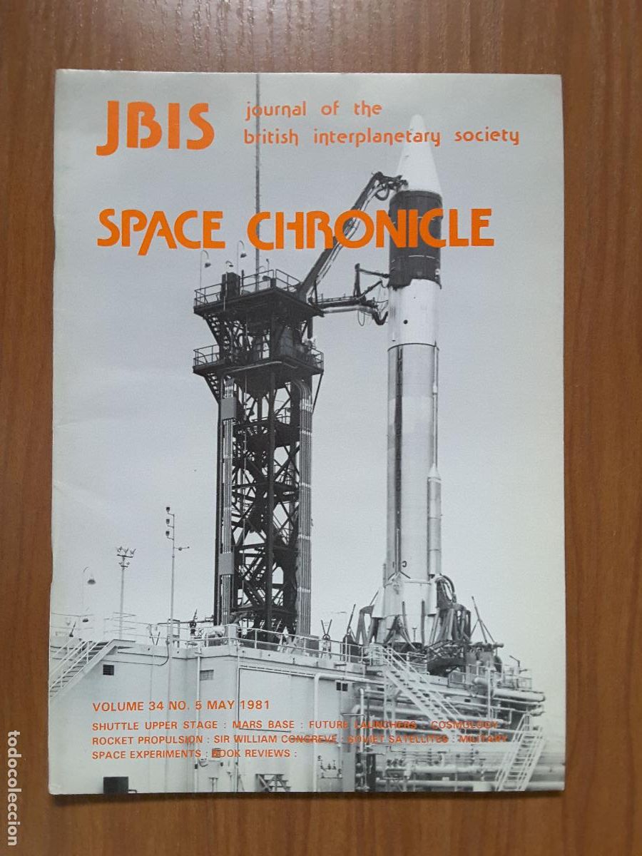 Collezionismo di Riviste e Giornali: Journal of the British Interplanetary Society Vol. 34, No. 5 - Space Chronicle
