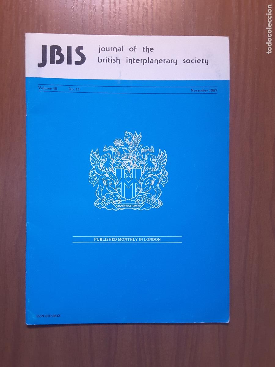 Sammeln von Zeitschriften und Zeitungen: Journal of the British Interplanetary Society Vol. 40, No. 11