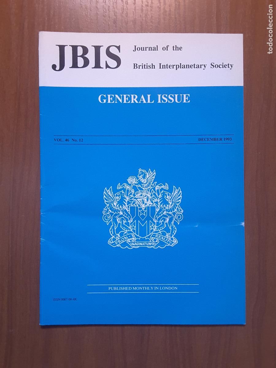 Collectionnisme de Revues et Journaux: Journal of the British Interplanetary Society Vol. 46, No. 12 - General Issue