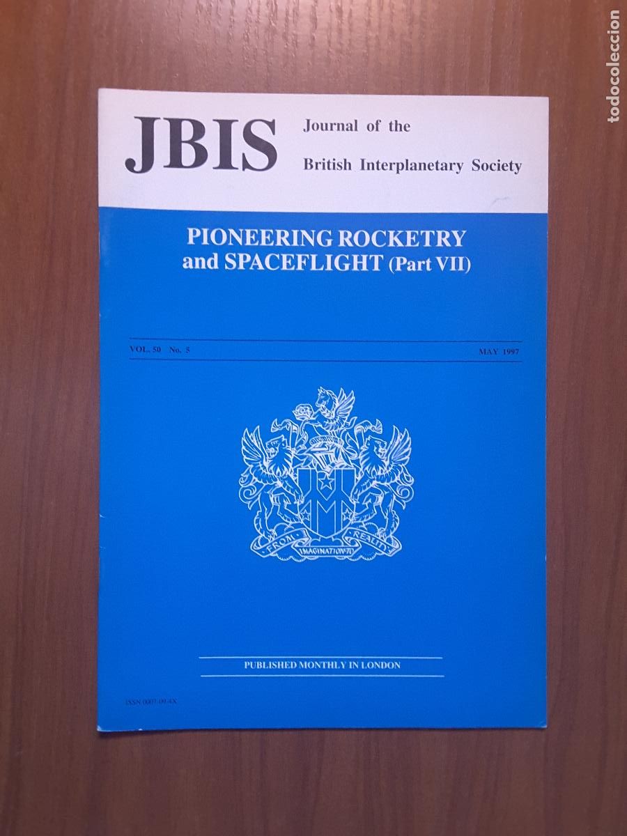 Colecionismo de Revistas e Jornais: Journal of the British Interplanetary Society Vol. 50, No. 5 - Pioneering Rocketry and Spaceflight