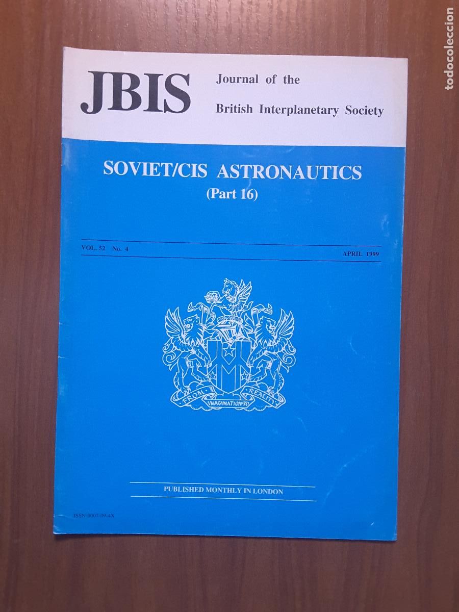 Collectionnisme de Revues et Journaux: Journal of the British Interplanetary Society Vol. 52, No. 4 - Soviet/CIS Astronautics (Part 16)