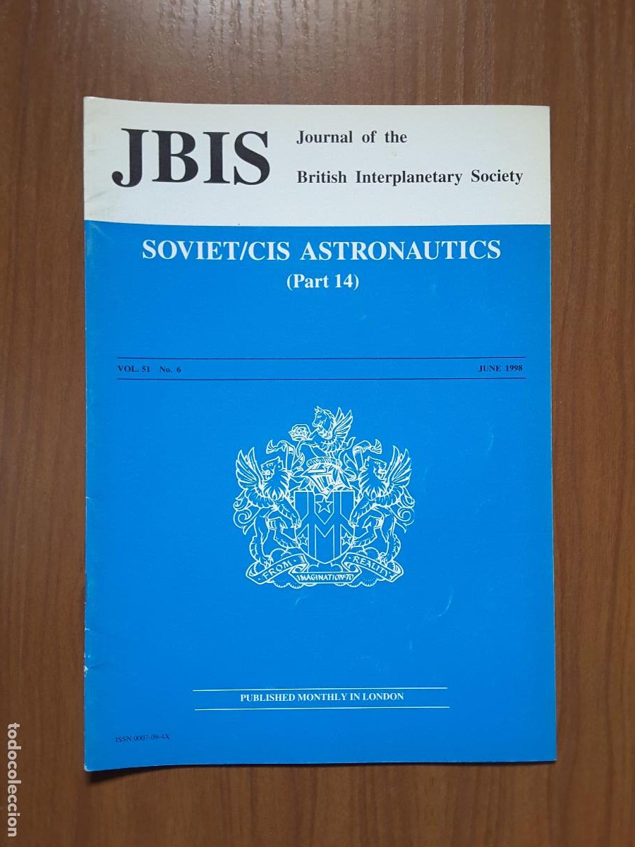 Collectionnisme de Revues et Journaux: Journal of the British Interplanetary Society Vol. 51, No. 6 - Soviet Astronautics (Part 14)