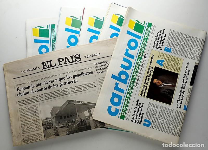 Collezionismo di Riviste e Giornali: Peri&oacute;dico CARBUROL. Estaciones de Servicio, Gasolineras, minitiendas y vending. Econom&iacute;a El Pa&iacute;s