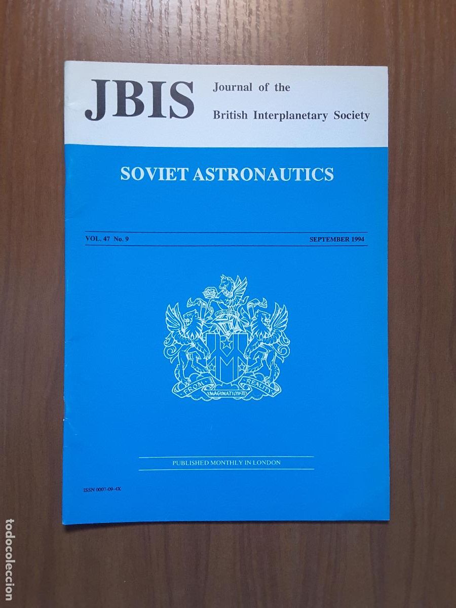 Coleccionismo de revistas y peri&oacute;dicos: Journal of the British Interplanetary Society Vol. 47, No. 9 - Soviet Astronautics