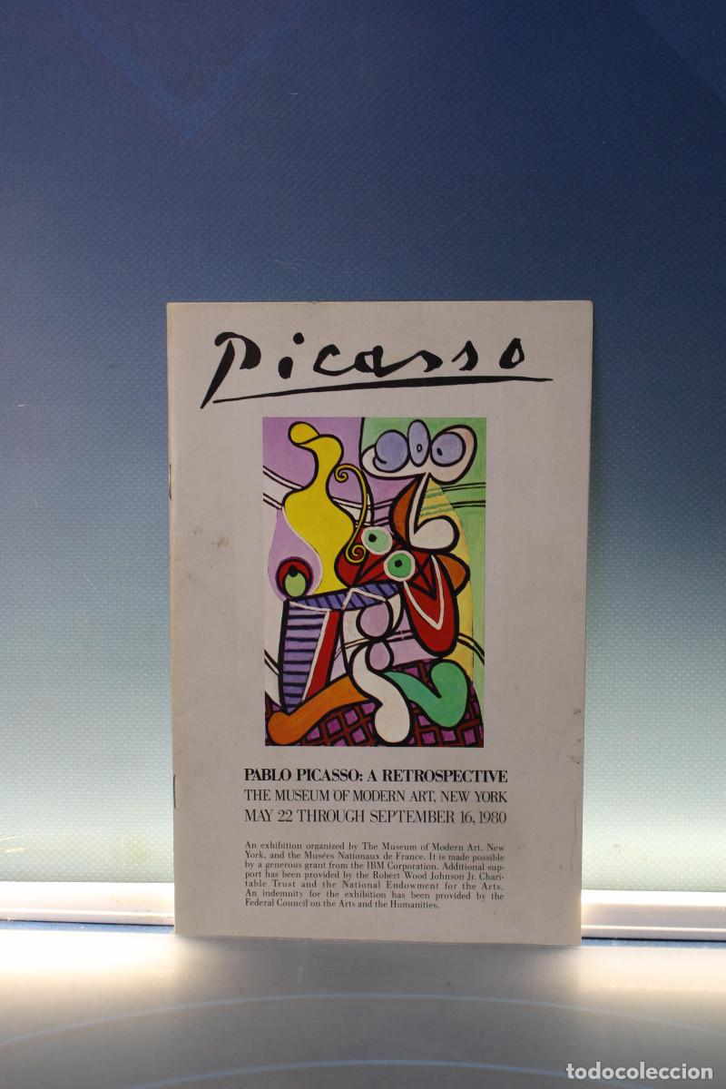 Collectionnisme de Revues et Journaux: Pablo Picasso: A Retrospective. MOMA, 1980. Folleto.