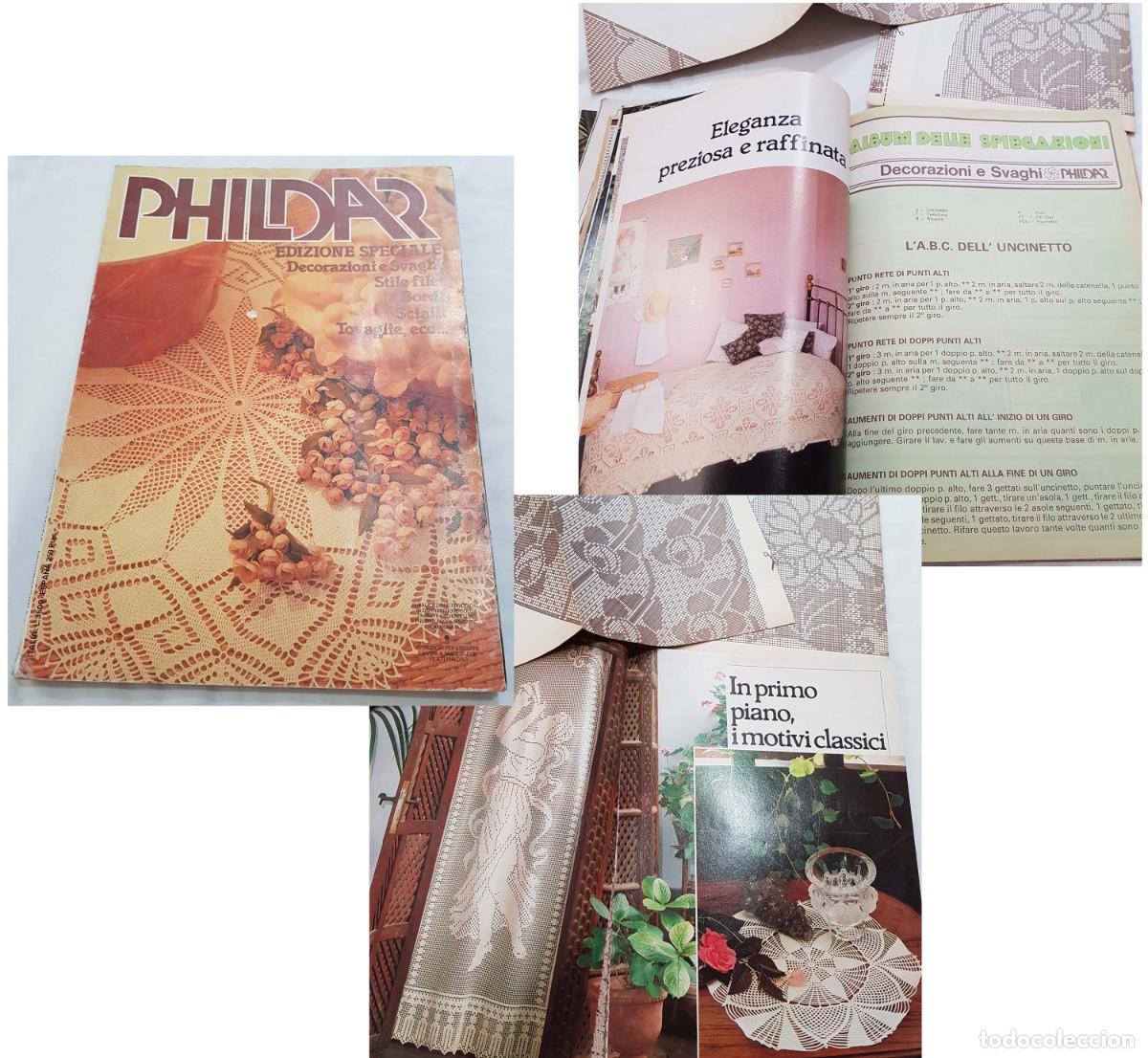 Colecionismo de Revistas e Jornais: PHILDAR. Edizione Speciale. Decorazioni e Svaghi. 1981