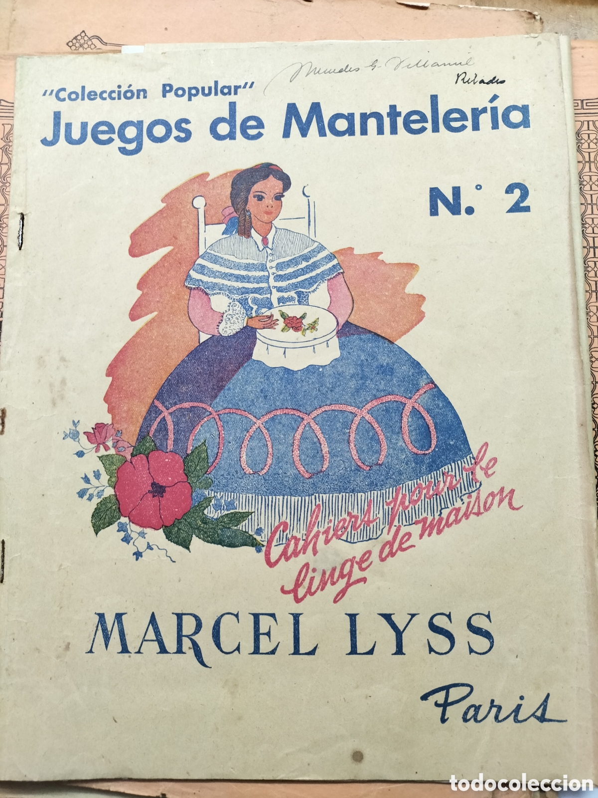 Sammeln von Zeitschriften und Zeitungen: Juegos de Manteler&iacute;a N.2. Marcel Lys. Par&iacute;s. A&ntilde;os 60 ?