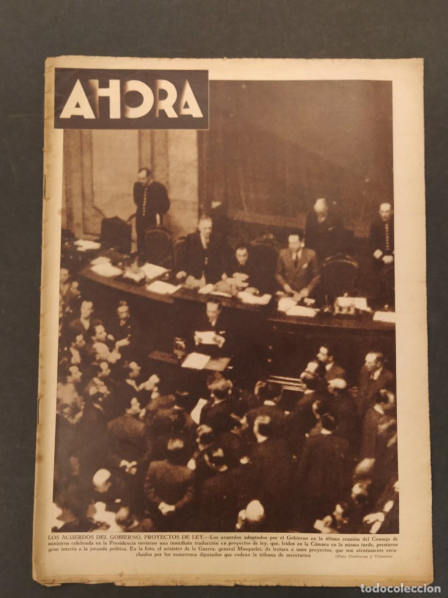 Collection Magazines and Newspapers: AHORA -N&ordm;1658 A&Ntilde;O 1936-PRE GUERRA CIVIL-MINAS VIZCAYA-HUELGA MADRID-GRAN PREMIO DE MONACO-REPUBLICA