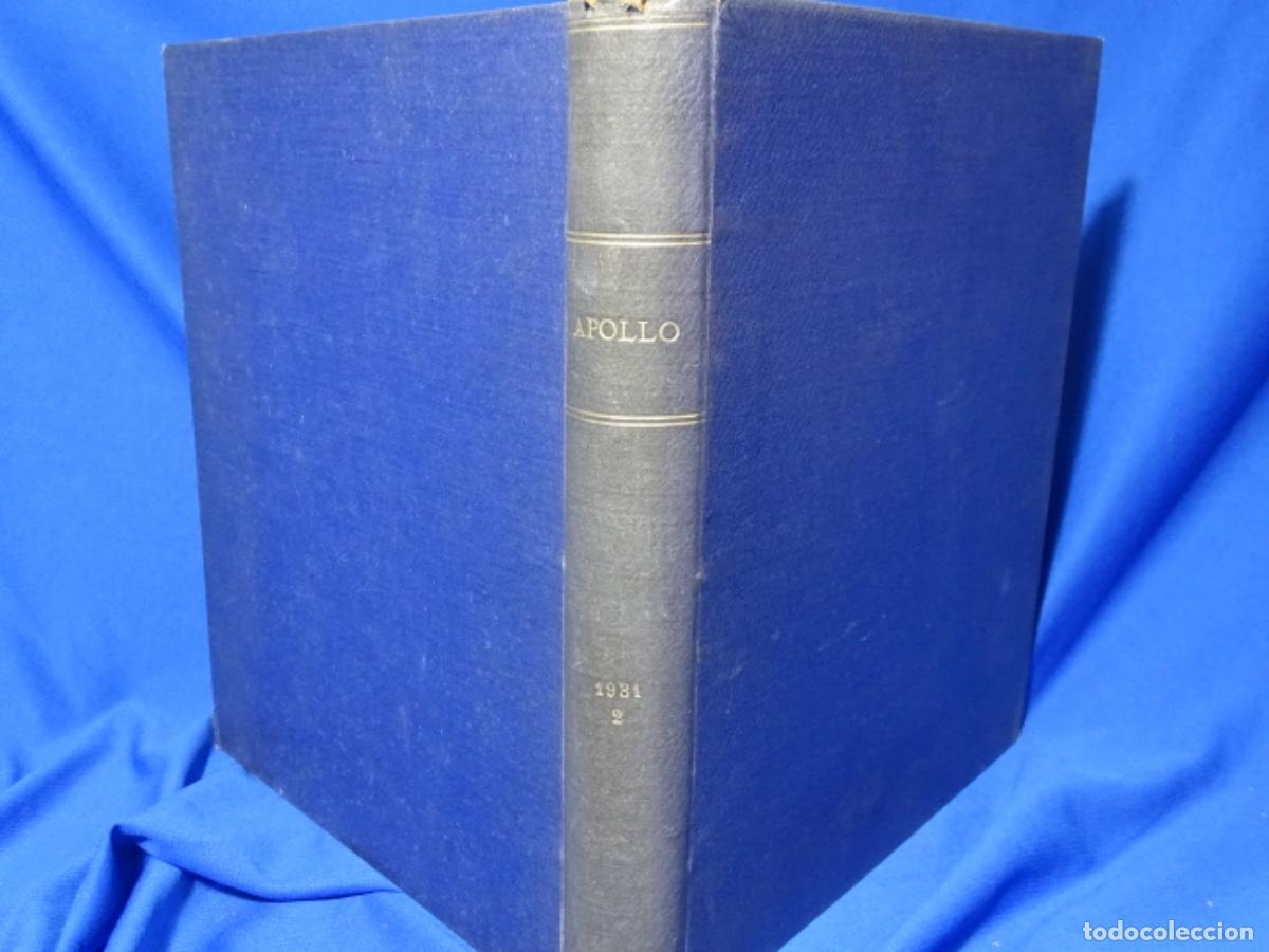 Sammeln von Zeitschriften und Zeitungen: REVISTA DE ARTE INTERNACIONAL APOLLO. LONDON 1931 JULIO-DICIEMBRE.