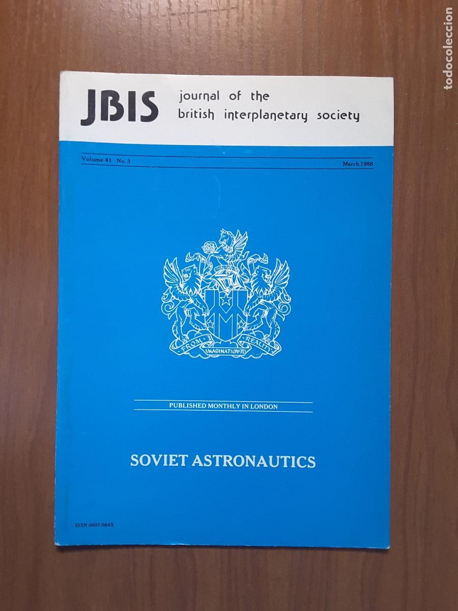 Colecionismo de Revistas e Jornais: Journal of the British Interplanetary Society Vol. 41, No. 3 - Soviet Astronautics