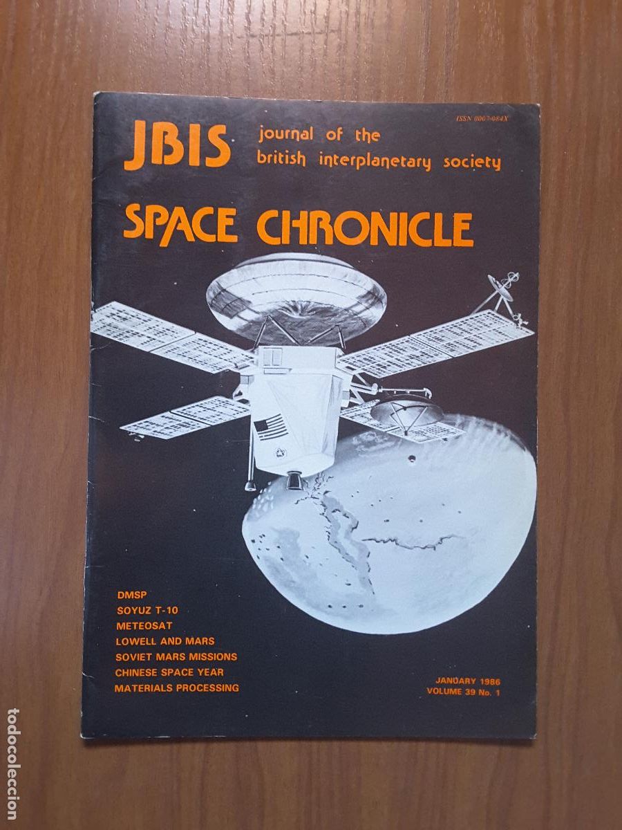 Coleccionismo de revistas y peri&oacute;dicos: Journal of the British Interplanetary Society Vol. 39, No. 1 - Space Chronicle