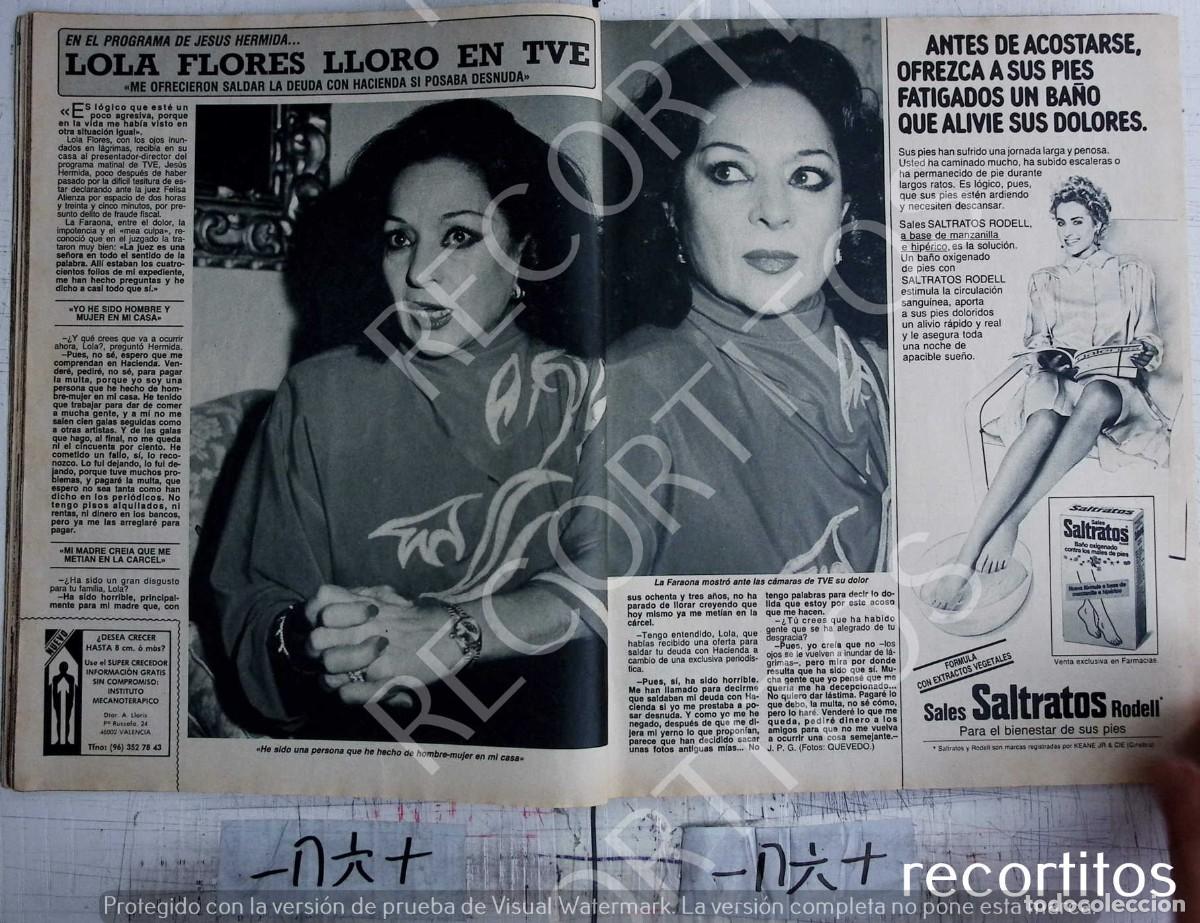Coleccionismo de revistas y peri&oacute;dicos: LOLA FLORES EN diez minutos