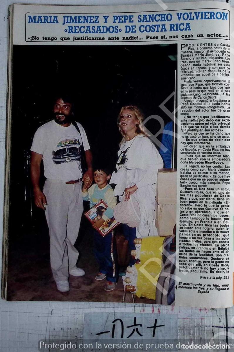 Coleccionismo de Revistas y Peri&oacute;dicos: MARIA JIMENEZ PEPE SANCHO COSTA RICA