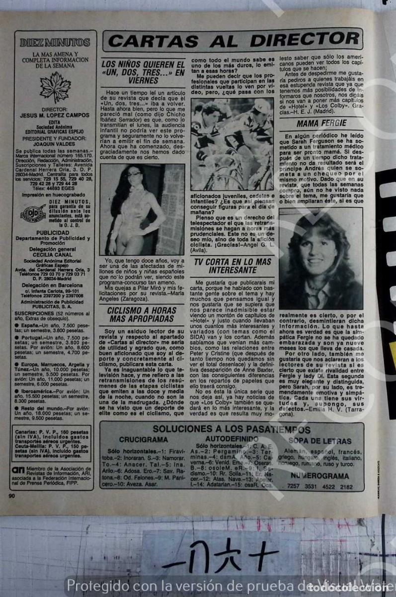Collection Magazines and Newspapers: alejandra grepi LAS AZAFATAS DEL UN DOS TRES 1 2 3