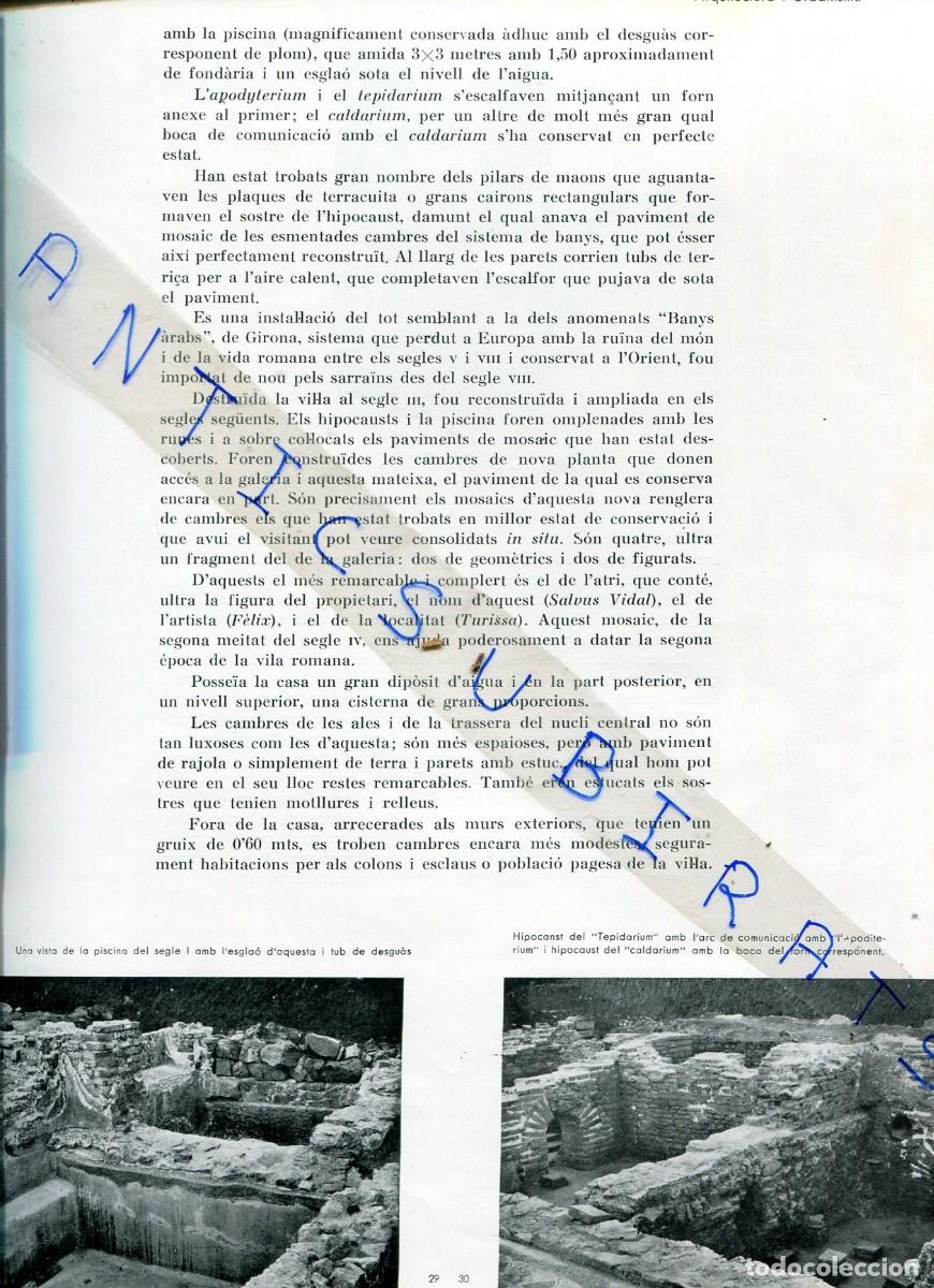 Coleccionismo de revistas y peri&oacute;dicos: REVISTA ARQUITECTURA I URBANISME ANY 1936 TOSSA DE MAR JOSEP GODAY CASALS BONAVENTURA BASSEGODA AMIG