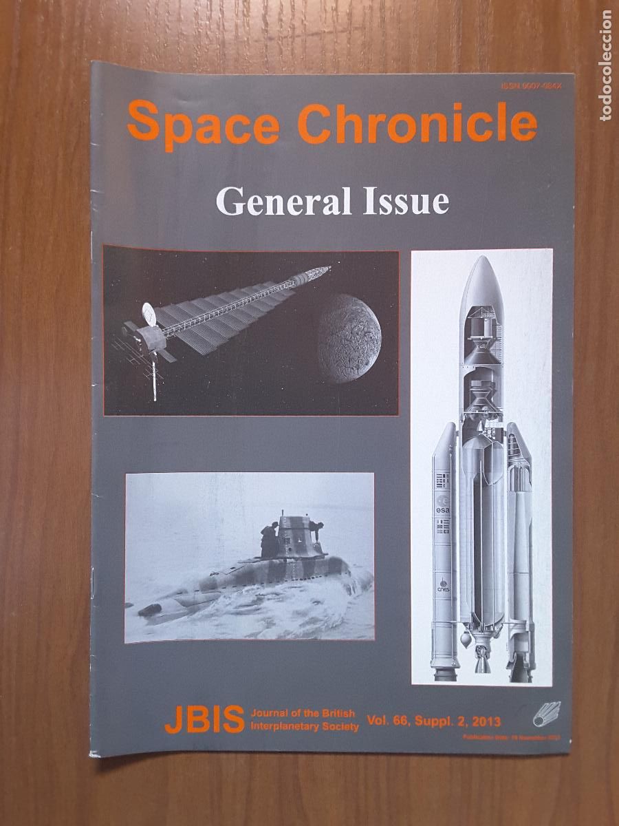 Colecionismo de Revistas e Jornais: Journal of the British Interplanetary Society Vol. 66, Suppl. 2 - 2013 - General Issue