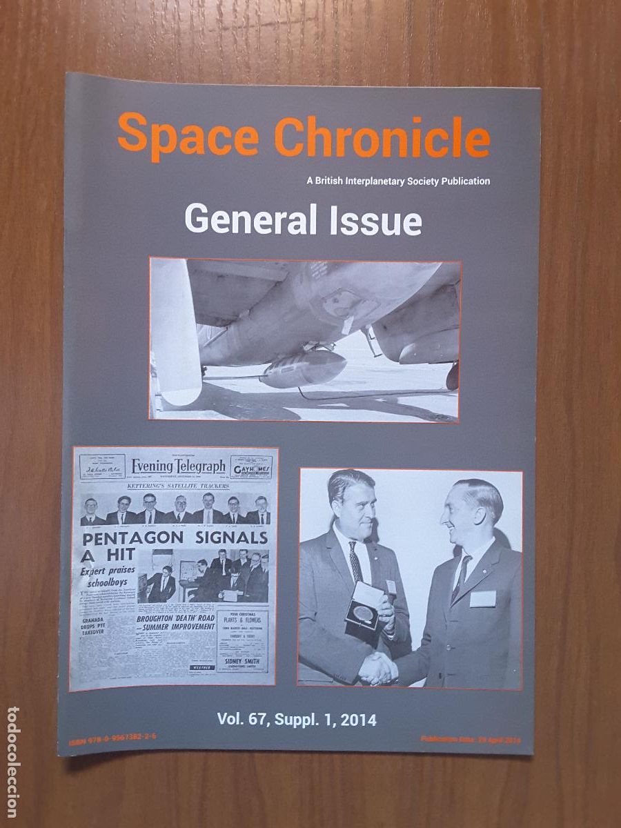 Collezionismo di Riviste e Giornali: Journal of the British Interplanetary Society Vol. 67, Suppl. 1 - 2014 - General Issue