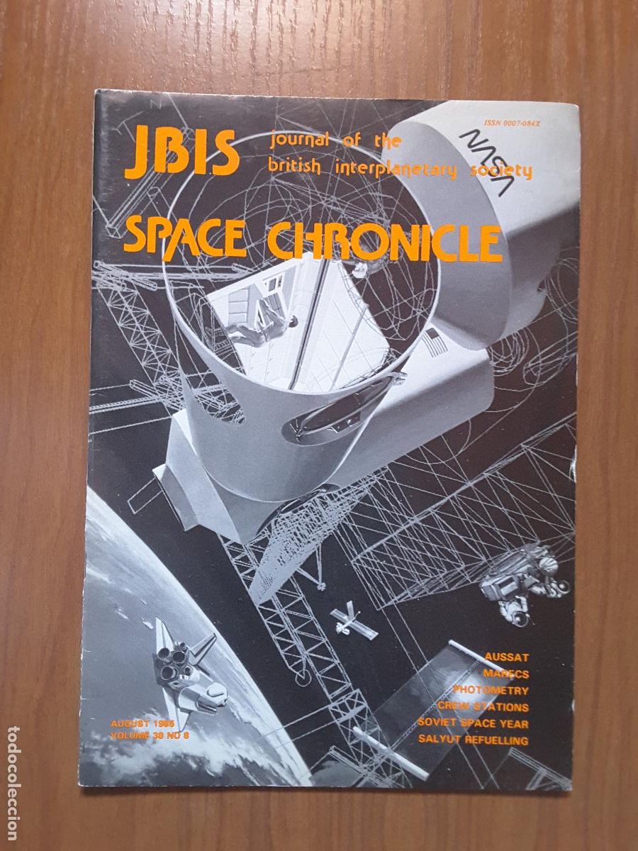 Collezionismo di Riviste e Giornali: Journal of the British Interplanetary Society Vol. 38, No. 8 - Space Chronicle
