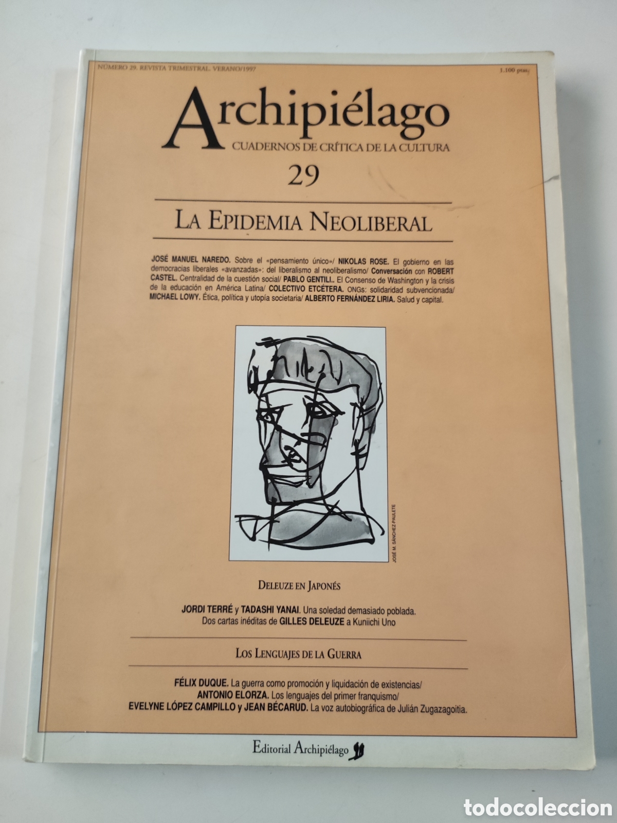 Coleccionismo de Revistas y Peri&oacute;dicos: Revista Archipielago.N&ordm; 29 - Numero dedicado a La Epidemia Neoliberal