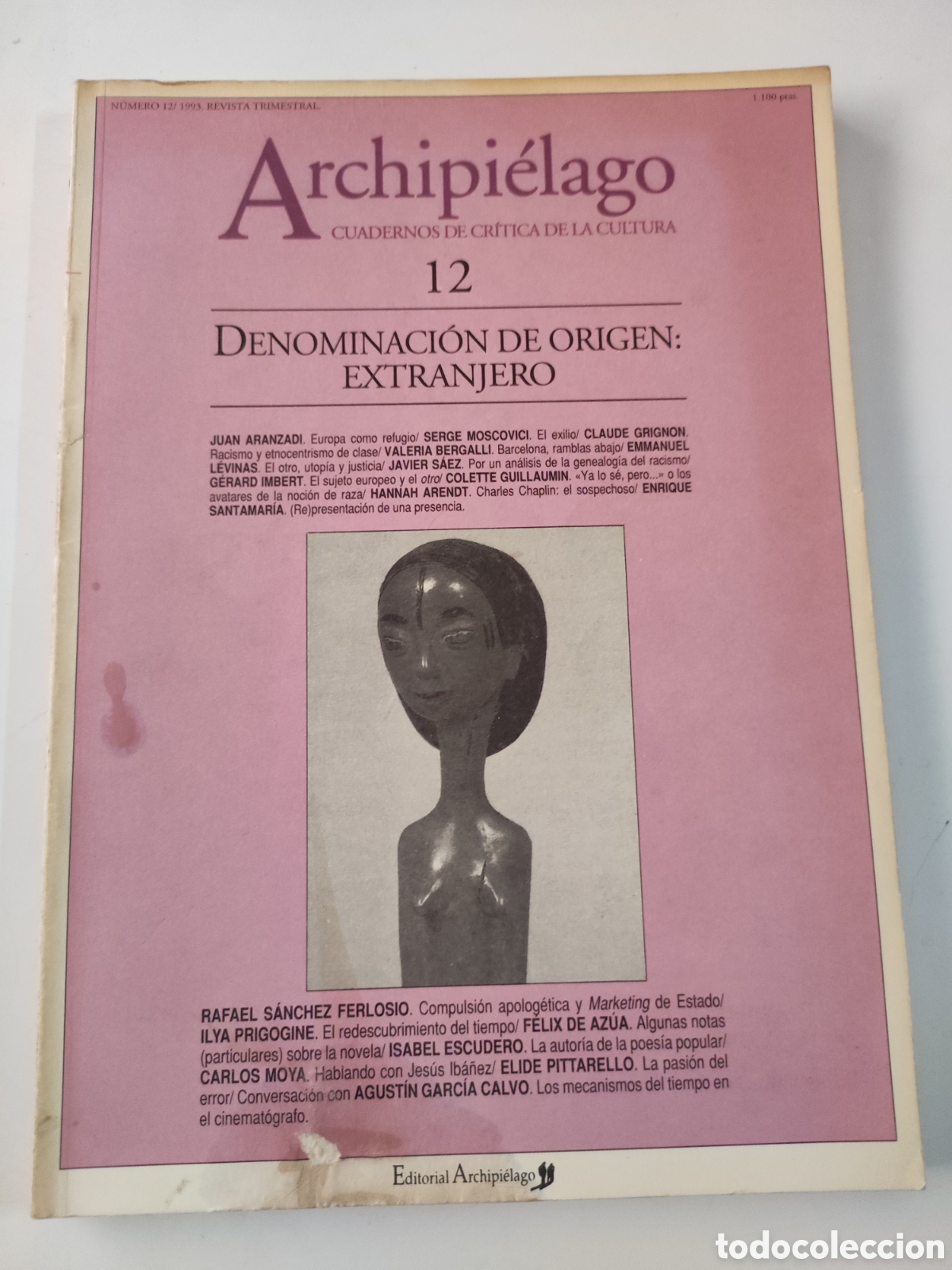 Coleccionismo de Revistas y Peri&oacute;dicos: Revista Archipielago N&ordm; 12 - Numero dedicado a Denominacion de origen : Extranjero