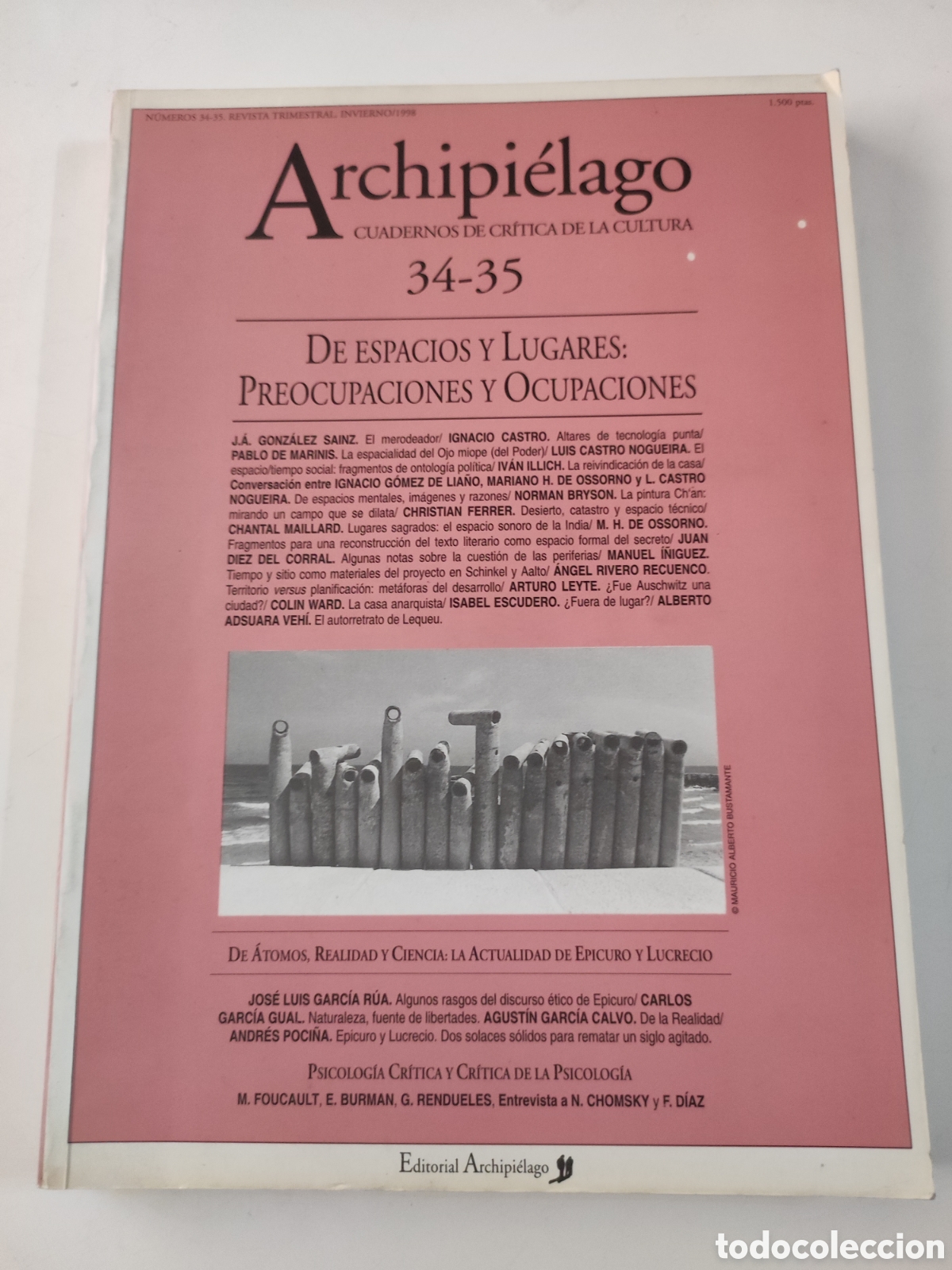 Coleccionismo de Revistas y Peri&oacute;dicos: Revista Archipielago. N&ordm; 34-35 - Numeros dedicados a De espacios y lugares : preocupaciones y ocup