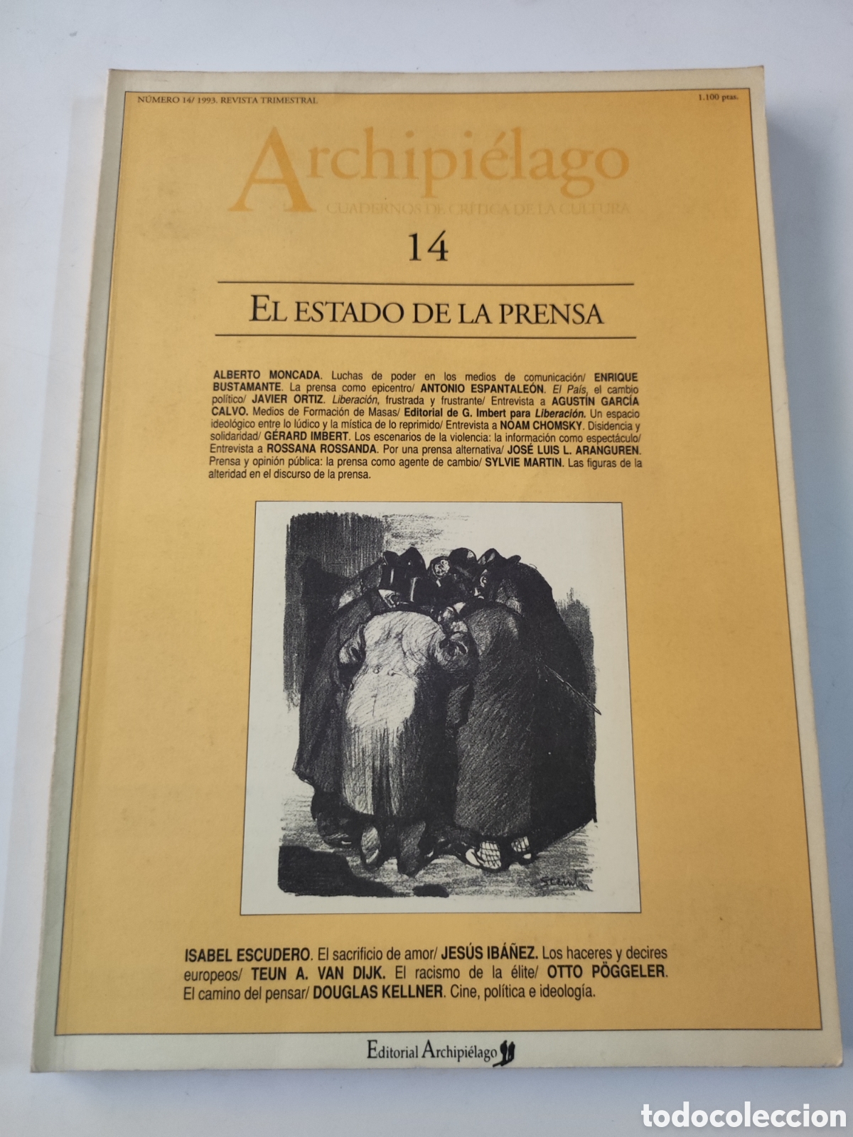 Coleccionismo de Revistas y Peri&oacute;dicos: Revista Archipielago N&ordm; 14 - Numero dedicado a El estado de la Prensa